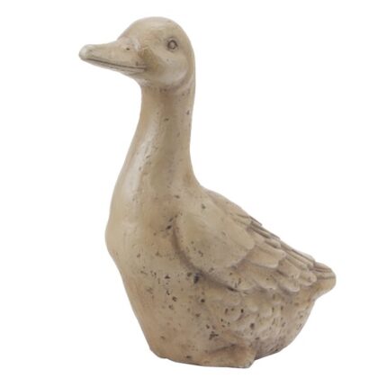 Better Homes & Gardens Outdoor Wood Duck Statue, 11.5 in L x 5 in W x 12 in H