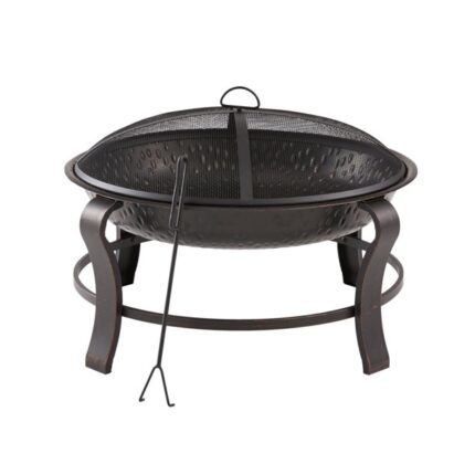 Mainstays Owen Park 28 inch Round Wood Burning Fire Pit